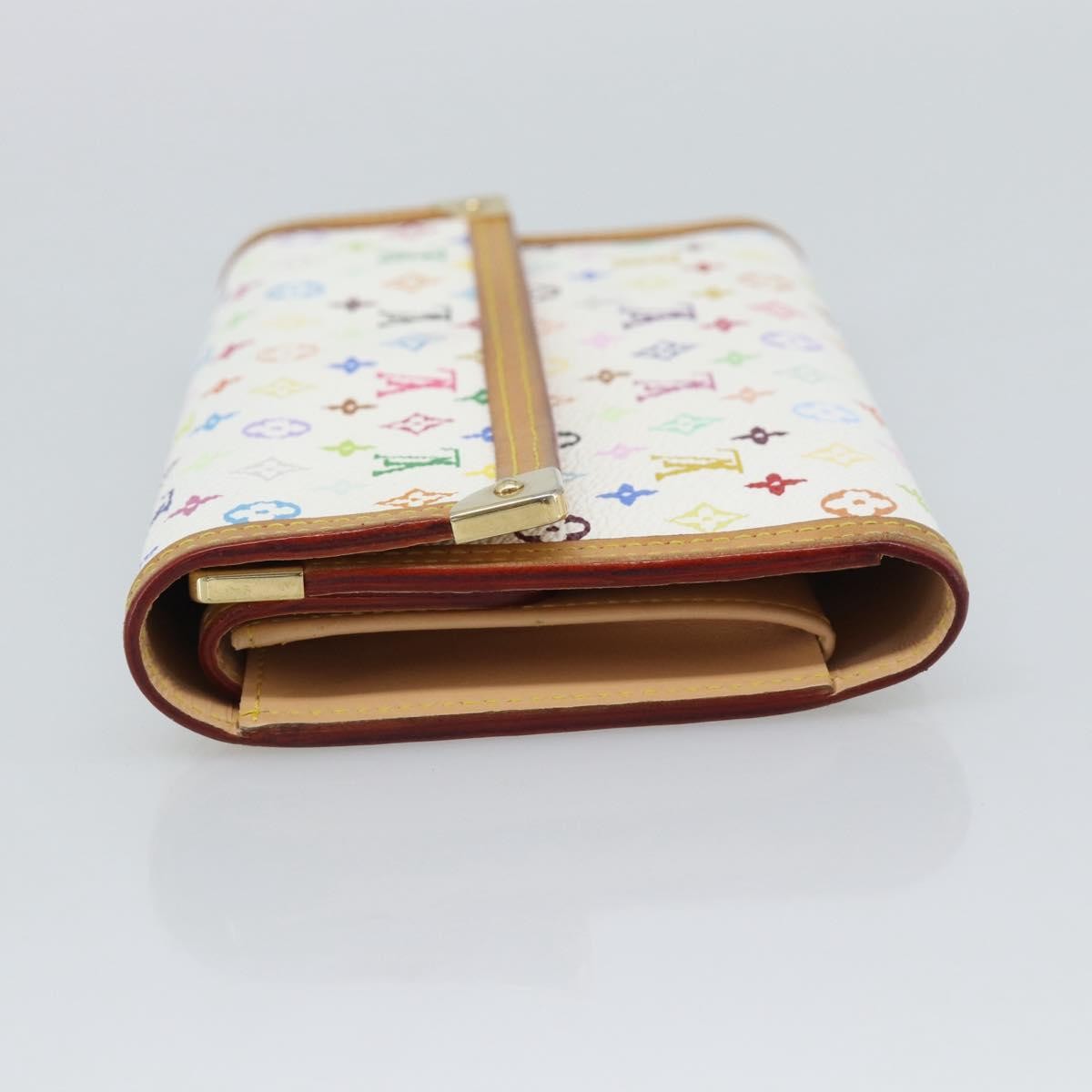 Louis Vuitton Porte Tresor International Monogram Multicolor, White, Canvas, Wallet