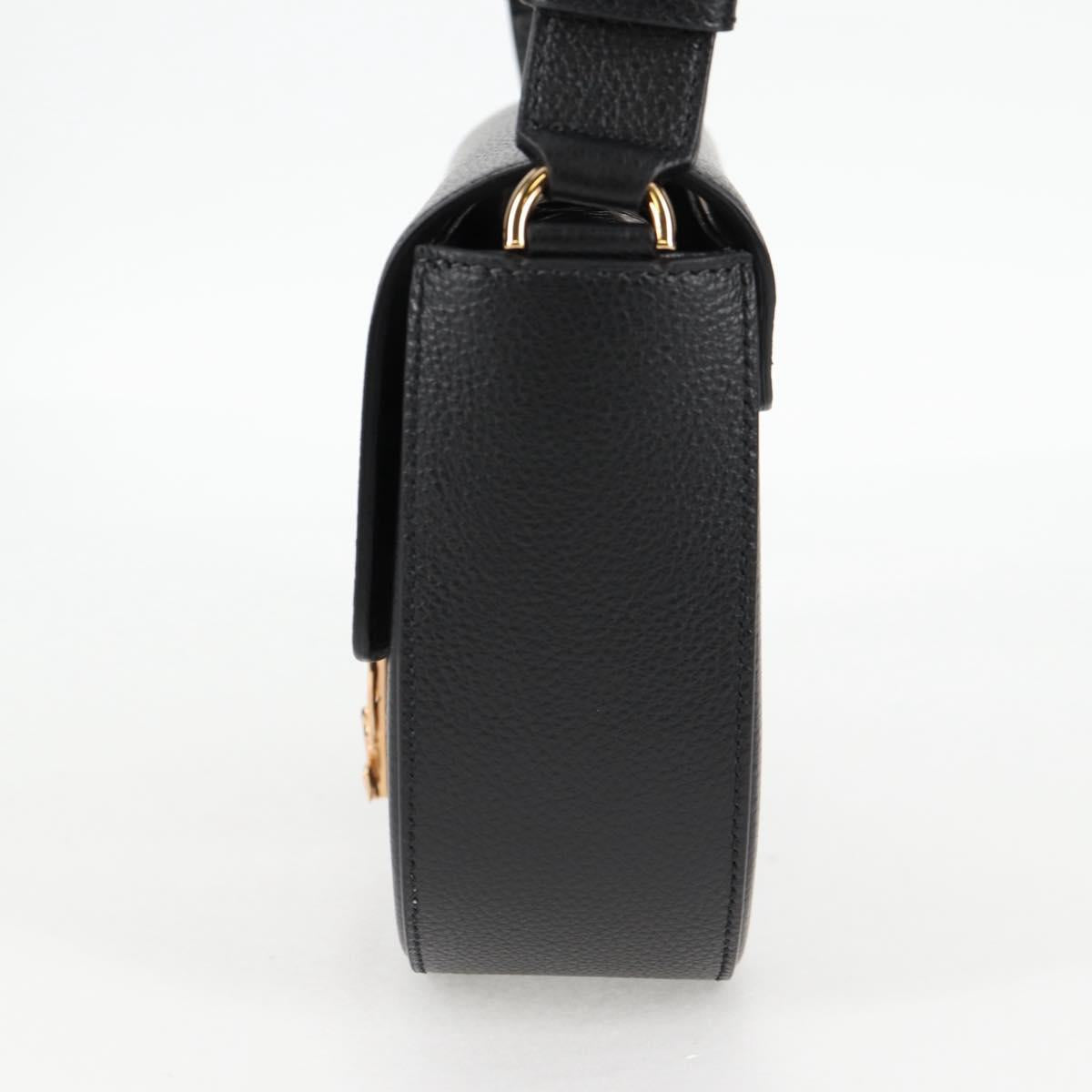 Versace Medusa, Black, Leather, shoulder