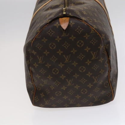 Louis Vuitton Keepall 60, Brown, Canvas, travel