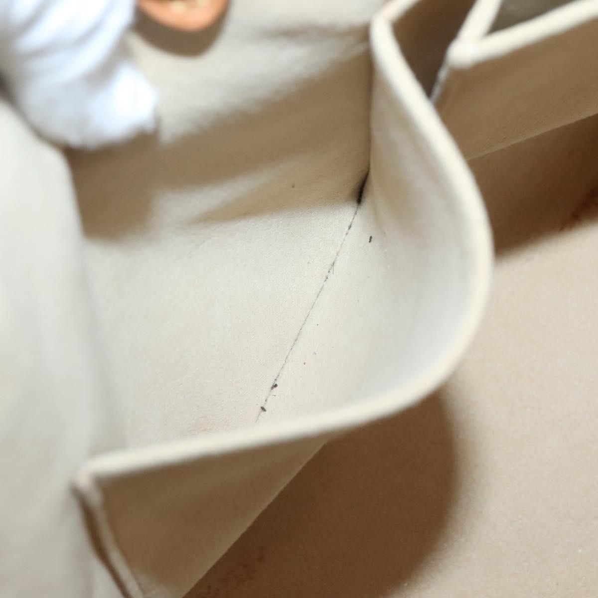 Louis Vuitton Hampstead, White, Canvas, tote
