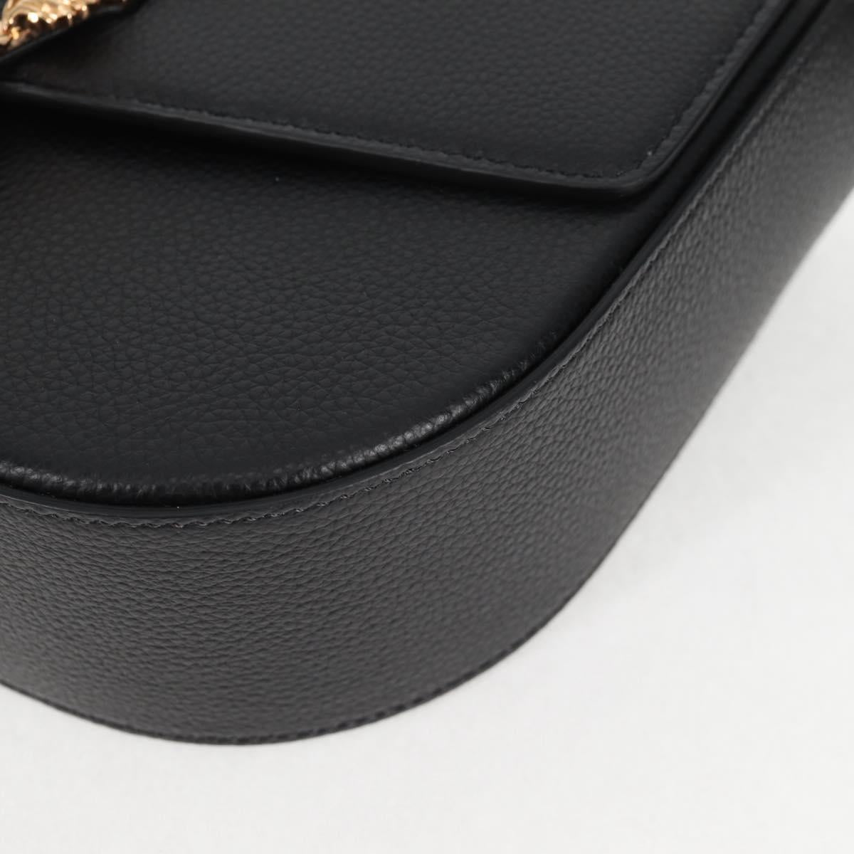 Versace Medusa, Black, Leather, shoulder