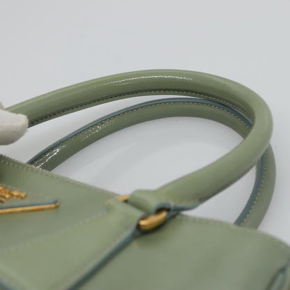 Prada Galleria, Green, Leather, handbag