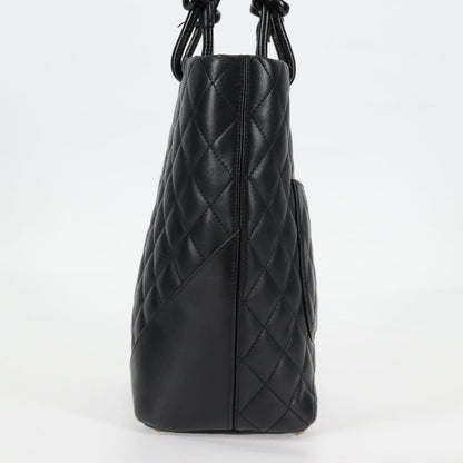 Chanel Cambon, Black, Leather, tote