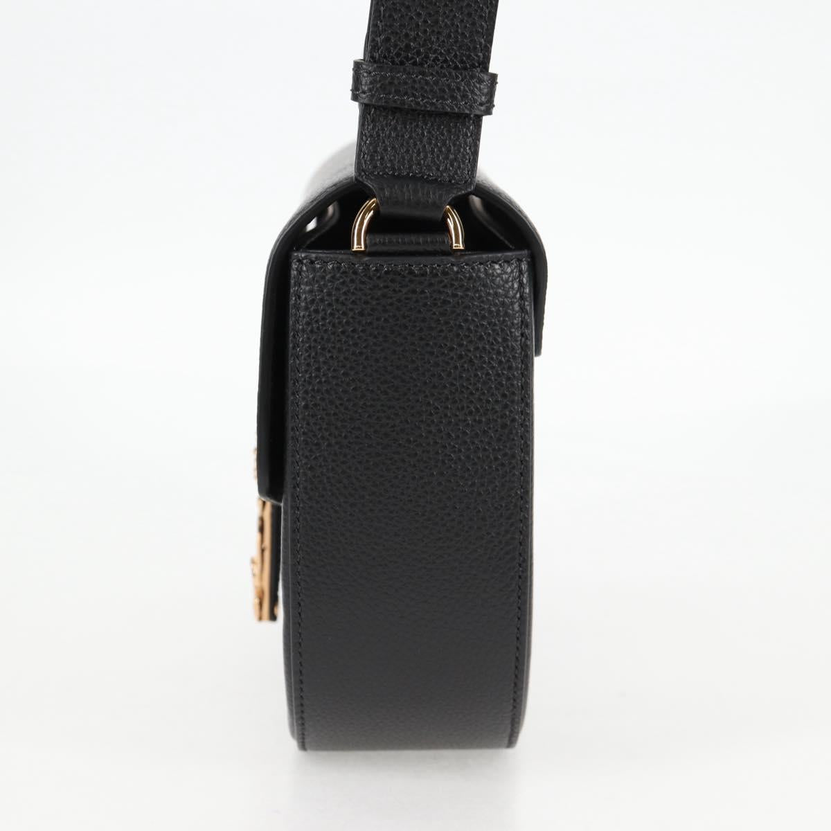 Versace Medusa, Black, Leather, shoulder