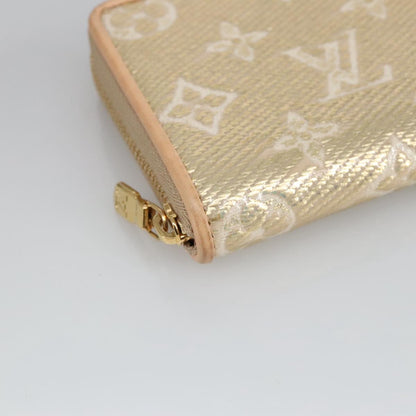 Louis Vuitton Zippy coin purse, Gold, Canvas, wallet