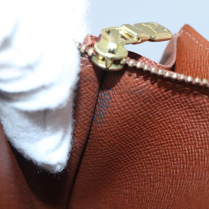 Louis Vuitton Porte Monnaie Credit, Brown, Canvas, wallet