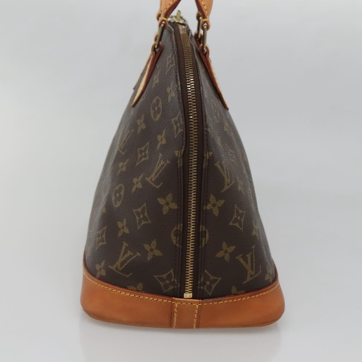 Louis Vuitton Alma, Brown, Canvas, handbag