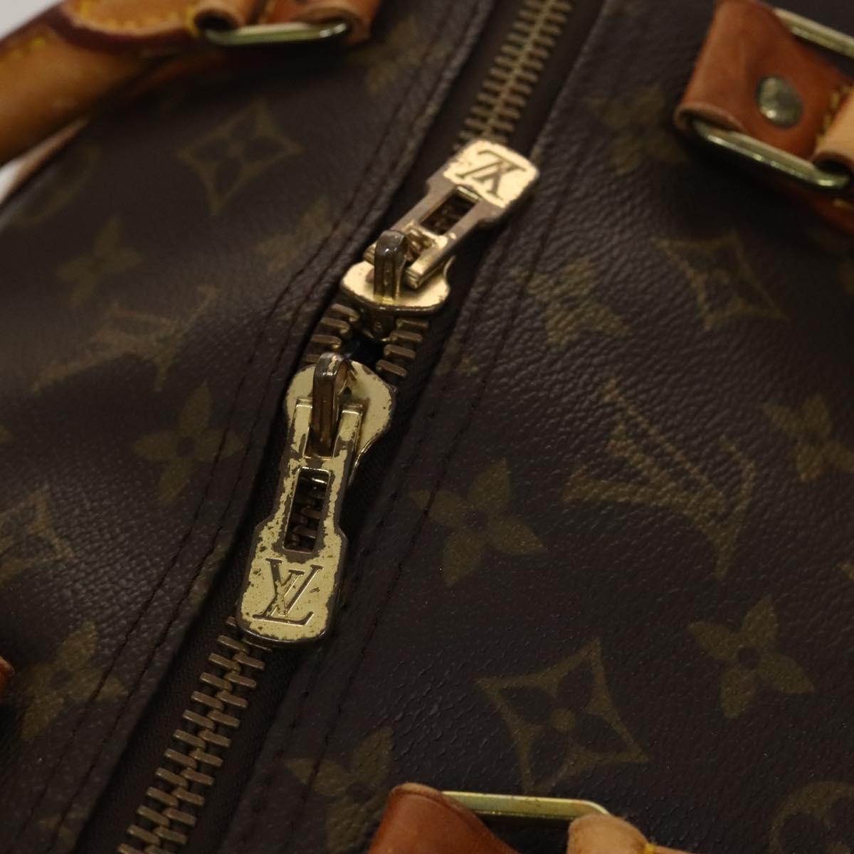 Louis Vuitton Keepall 60, Brown, Canvas, travel