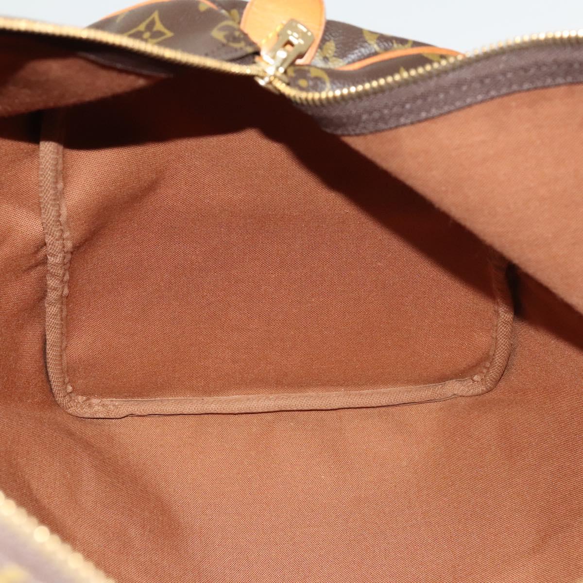 Louis Vuitton Keepall Bag Monogram Canvas, BROWN, CANVAS, Travel bag