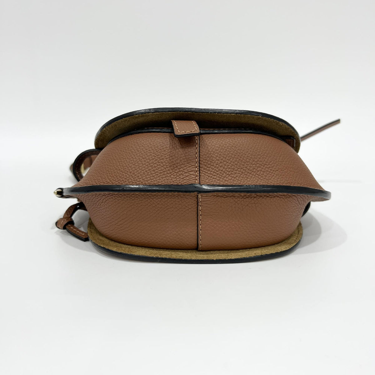 Loewe Gate Belt Leather, Brown, Leather, Shoulder Bag