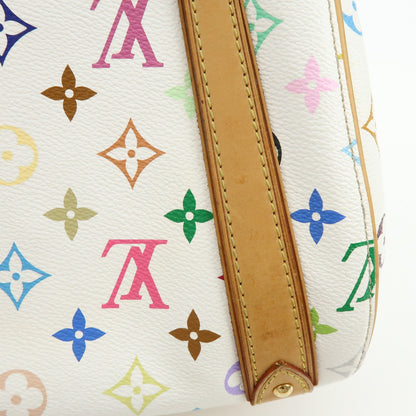 Louis Vuitton Priscilla Monogram Multicolor, White, Canvas, Handbag