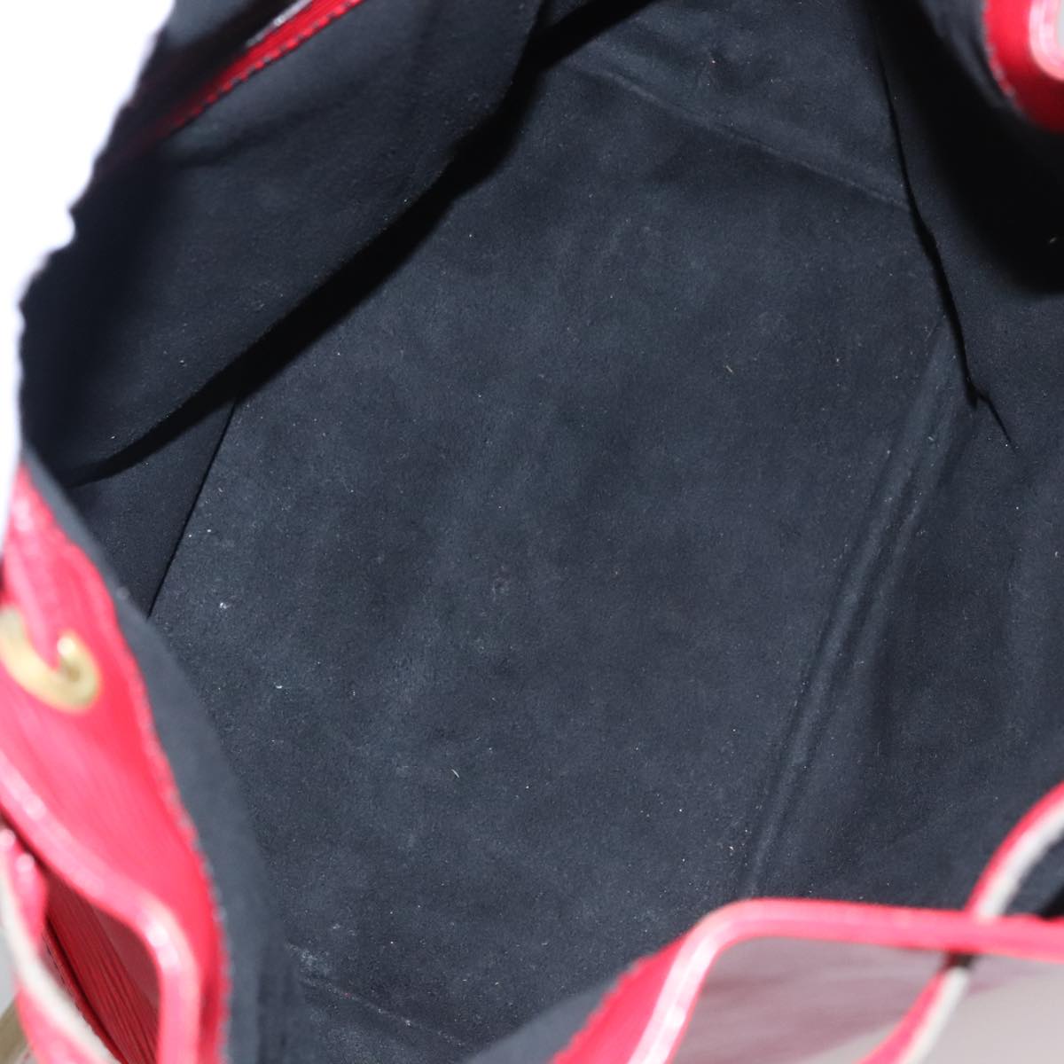 Louis Vuitton Noe, Red, Leather, shoulder
