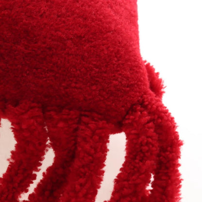 Bottega Veneta The Fringe Leather, Red, Textile, Clutch