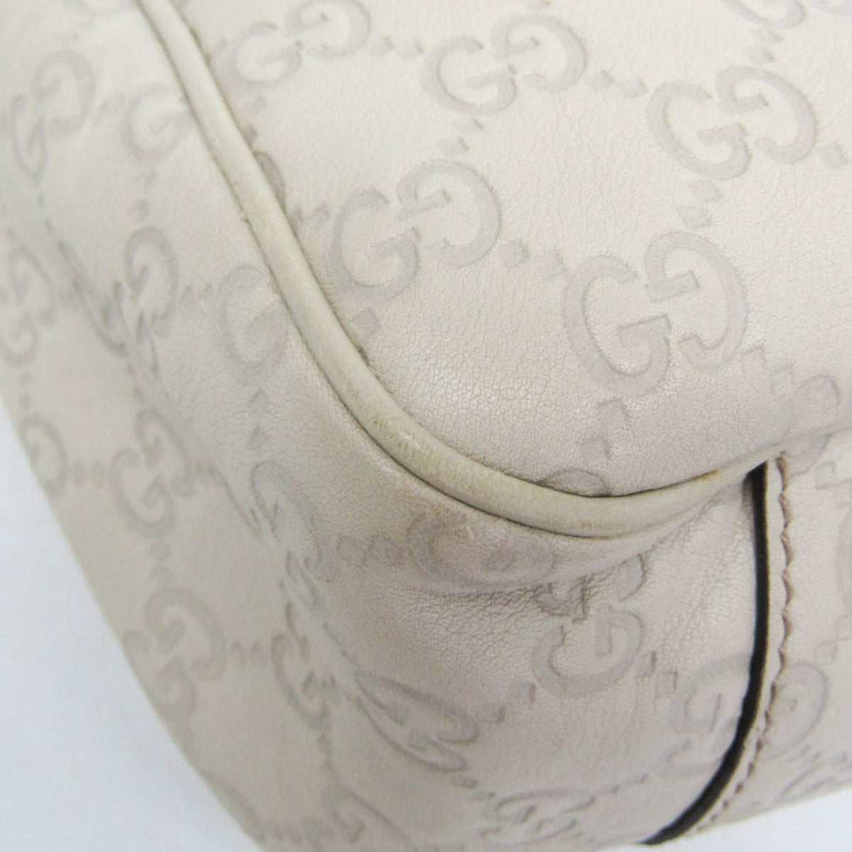 Gucci Twins Guccissima Leather, Beige, Leather, Tote Bag