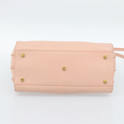 Saint Laurent Sac de Jour Leather, Pink, Leather, Handbag