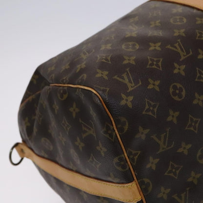 Louis Vuitton Keepall Bandouliere 55, Brown, Canvas, travel