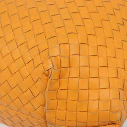 Bottega Veneta Capri Intrecciato Nappa, Orange, Leather, Tote Bag