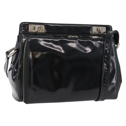 Gucci Shoulder Patent leather, Black, Patent Leather, Shoulder Bag