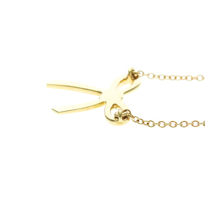Tiffany & Co. Bow Pendant 18K Yellow Gold, Gold, Yellow Gold, Necklace