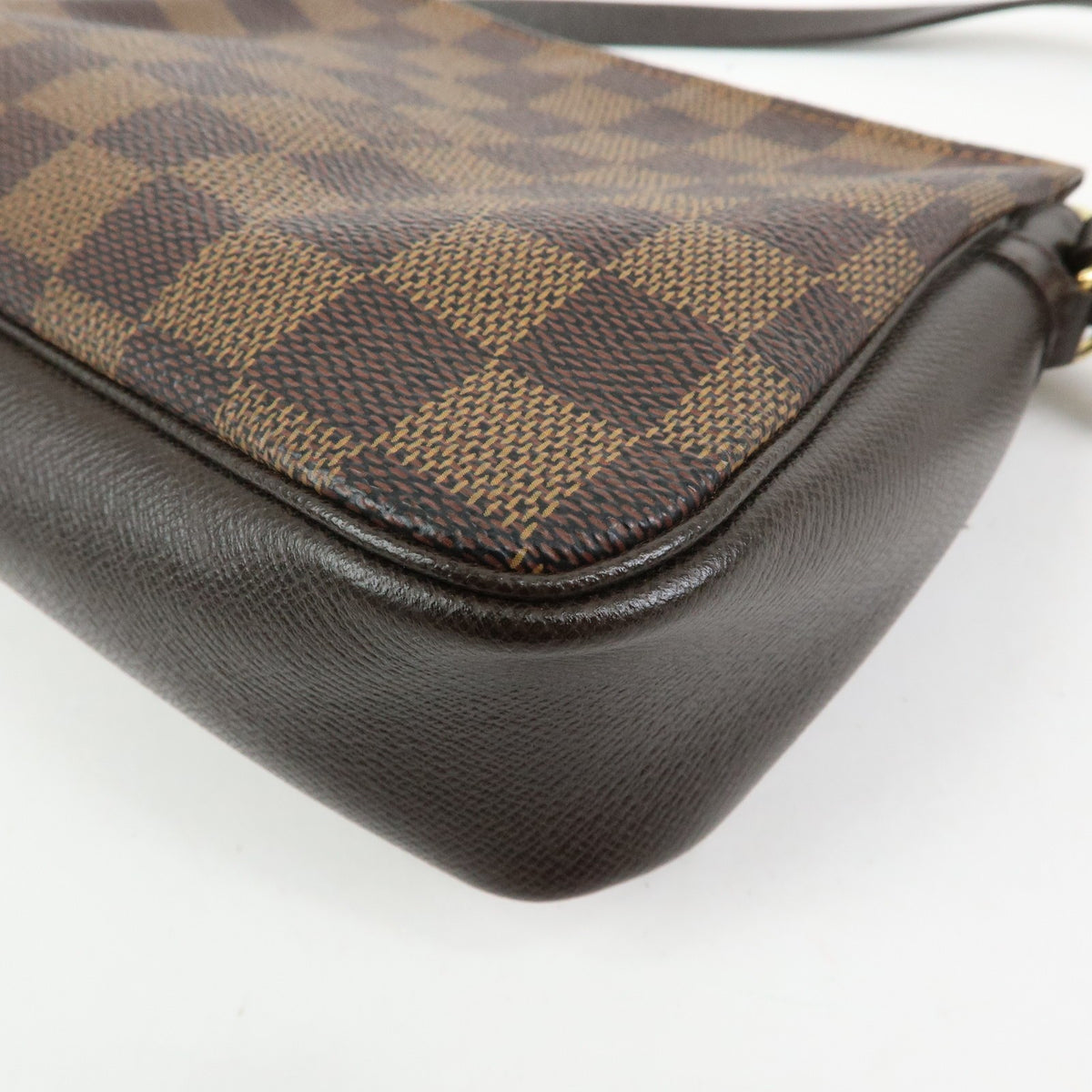 Louis Vuitton Trousse Make Up Damier, Brown, Canvas, Clutch