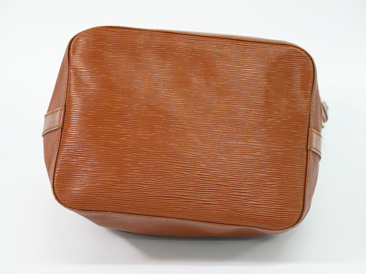 Louis Vuitton Petit Noe Epi Leather, Brown, Leather, Shoulder Bag