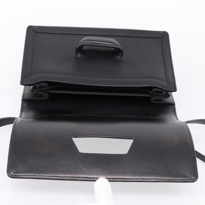 Loewe Barcelona Printed Leather, Black, Leather, Shoulder Bag