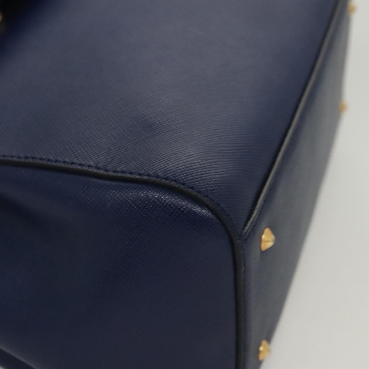 Prada Cleo, Navy, Leather, clutch