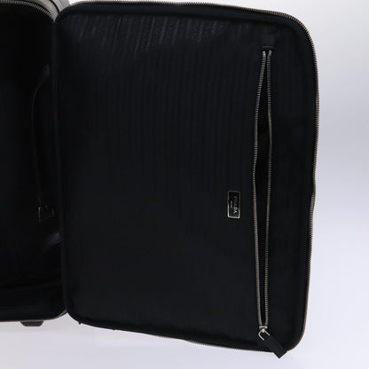 Prada Triangle Logo, Black, Leather, travel