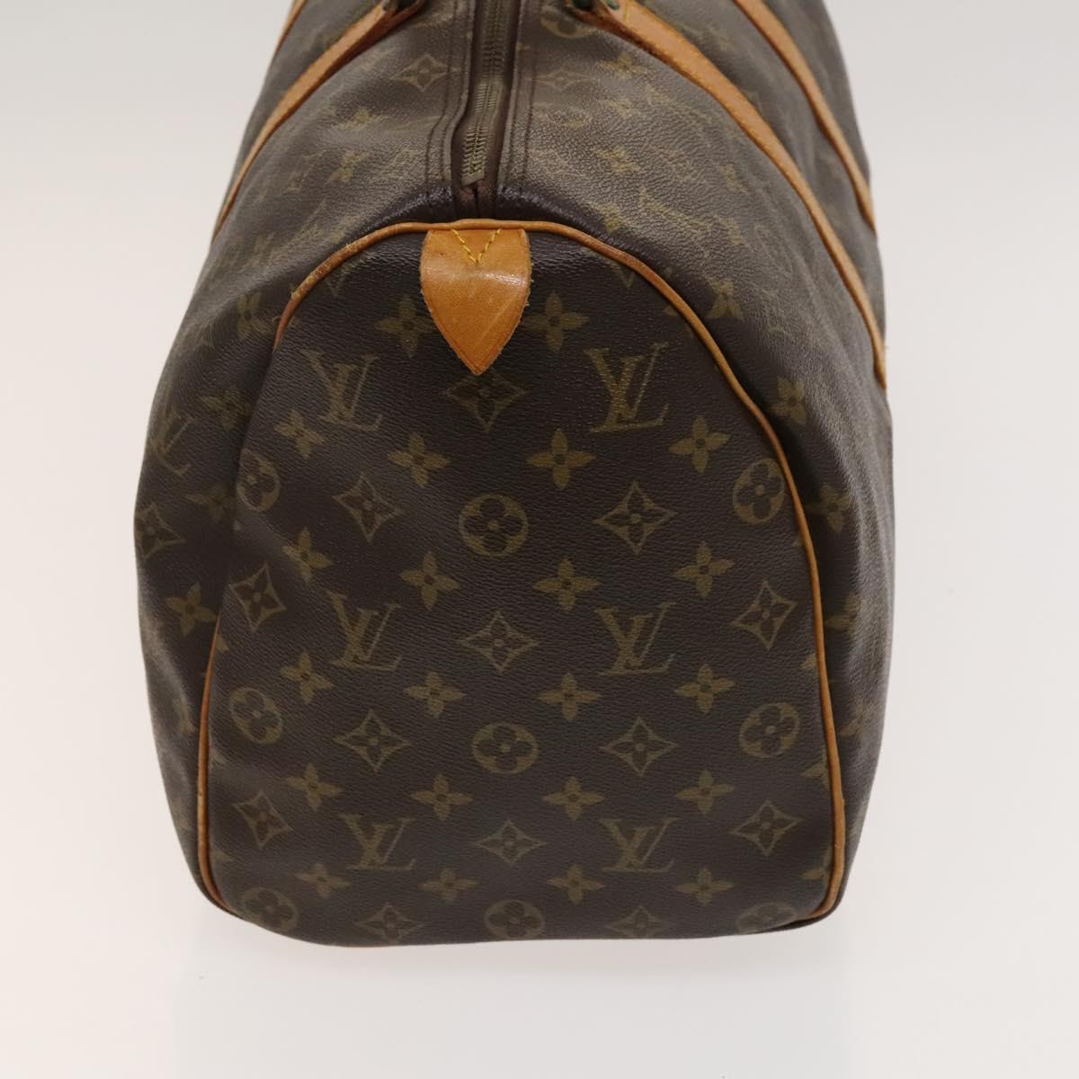 Louis Vuitton Keepall 45, Brown, Canvas, travel