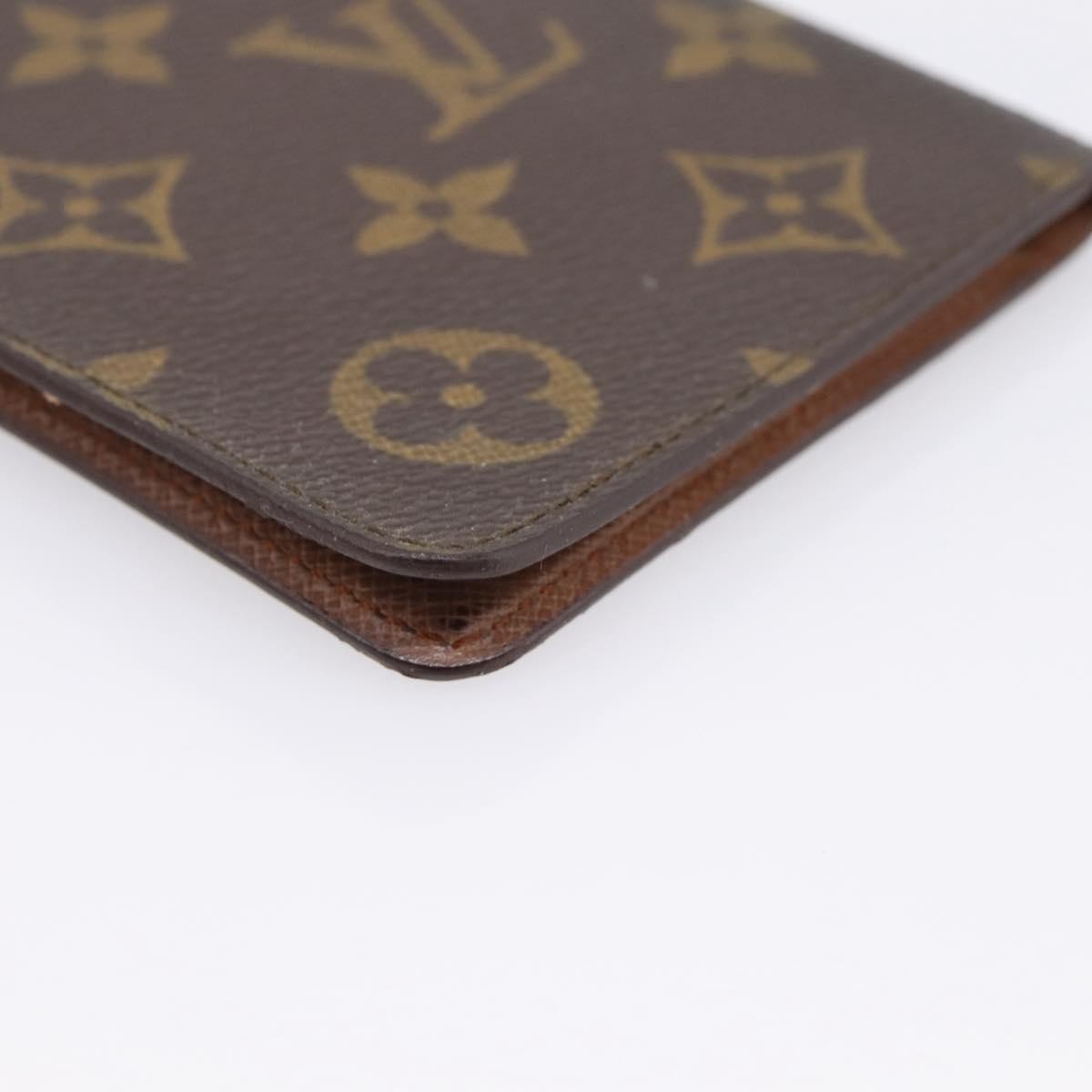 Louis Vuitton Bifold Card Case Canvas, Brown, Canvas, Clutch