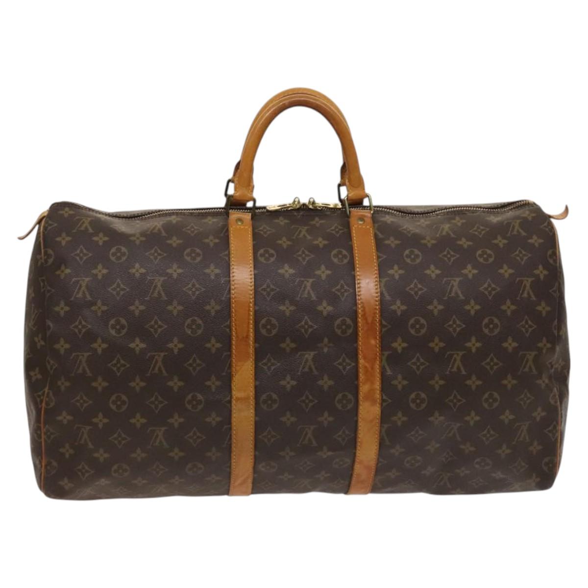 Louis Vuitton Keepall 55, Multicolour, Canvas, travel