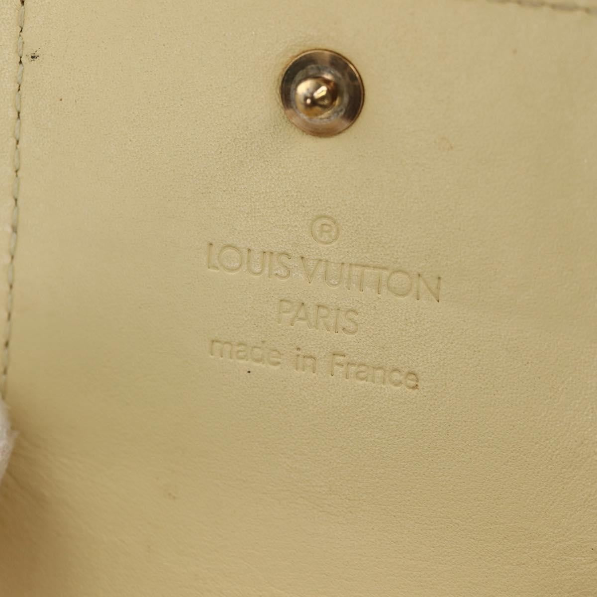 Louis Vuitton Walker Cigarette Case Holder Monogram Vernis, Yellow, Patent Leather, Toiletry Case