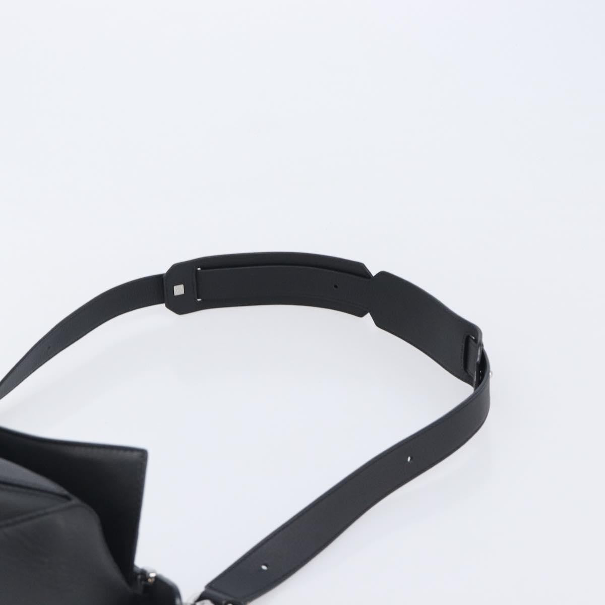 Loewe Puzzle Leather, Black, Leather, Handbag