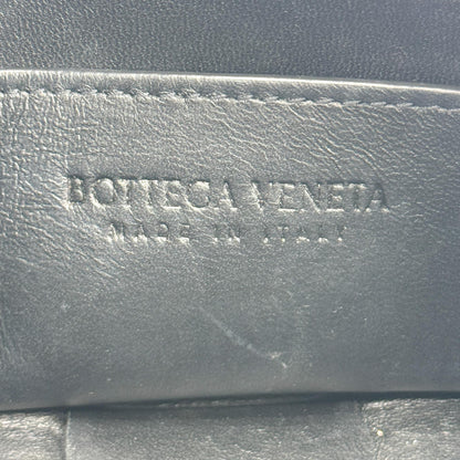 Bottega Veneta Brick Cassette Maxi Intrecciato Leather, Black, Leather, Shoulder Bag