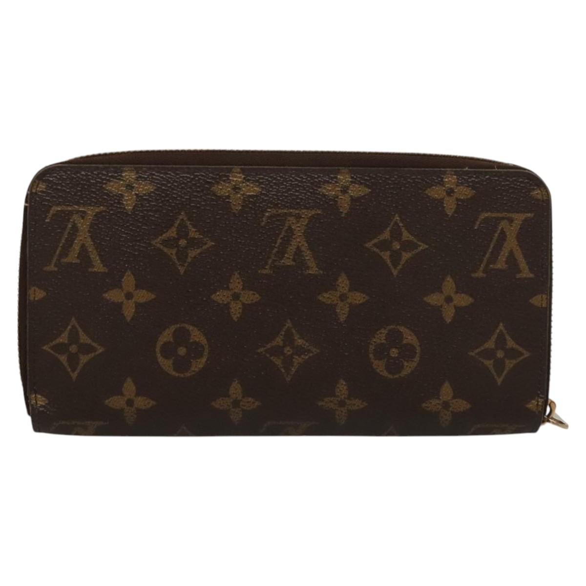 Louis Vuitton Zippy wallet monogram, Brown, Canvas, Clutch