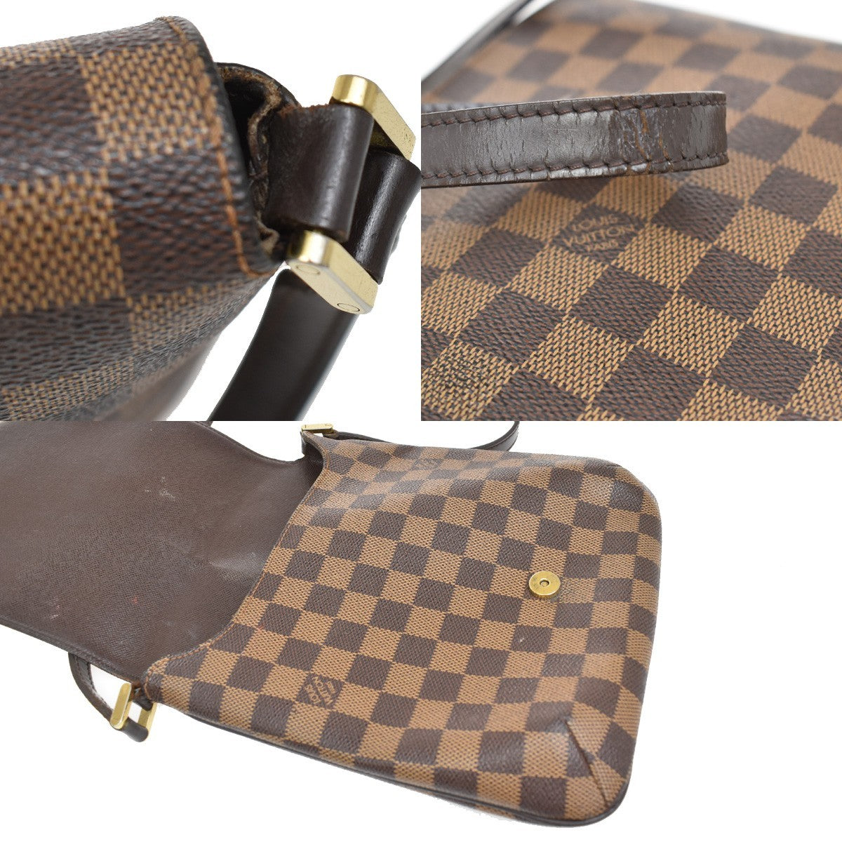 Louis Vuitton Musette Salsa Damier, Brown, Canvas, Shoulder Bag