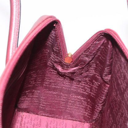 Cartier Must Line Leather, Burgundy, Leather, Handbag