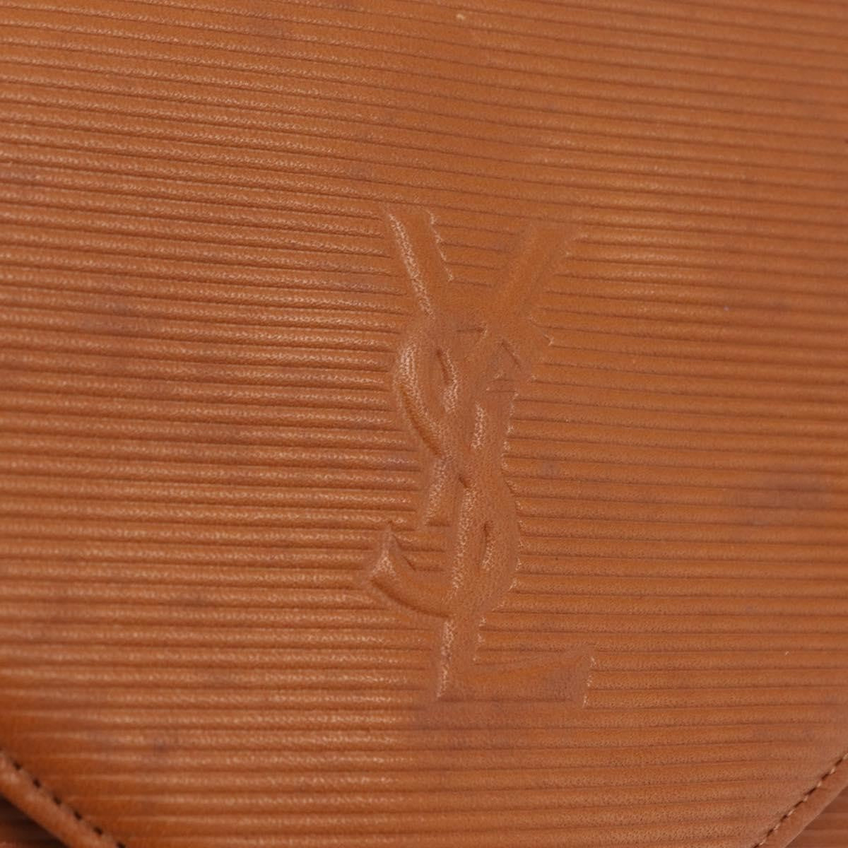 Saint Laurent Vintage Shoulder bag leather, Brown, Leather, Shoulder Bag