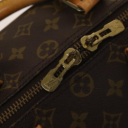 Louis Vuitton Keepall 45, Brown, Canvas, travel