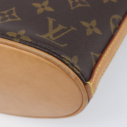 Louis Vuitton Drouot Monogram Canvas, Brown, Canvas, Shoulder Bag