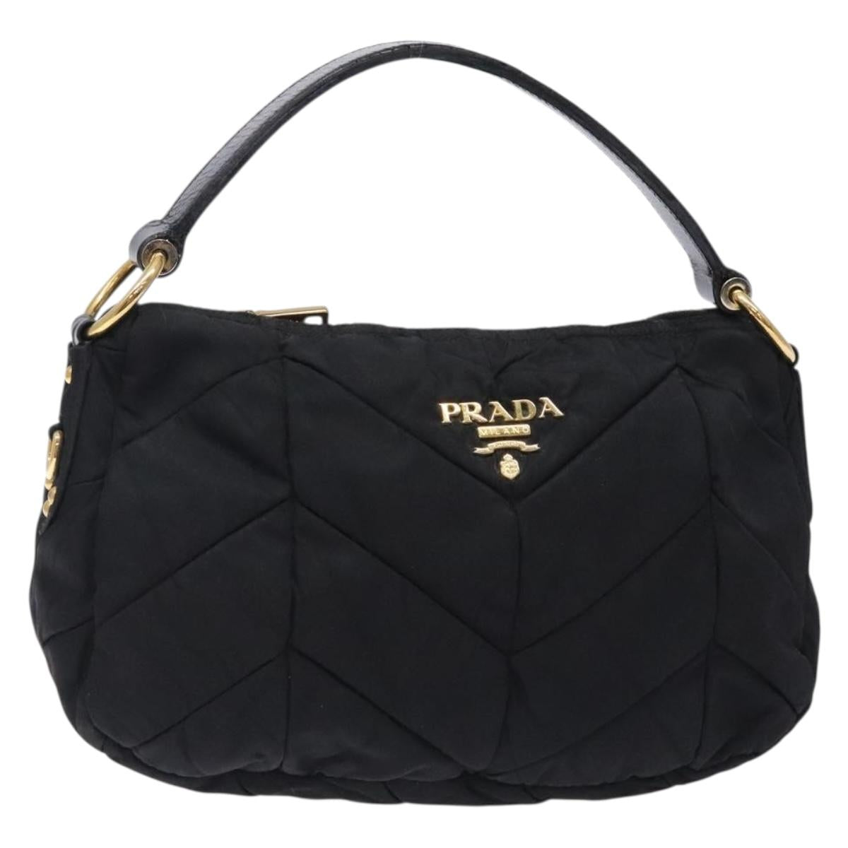 Prada Re-Nylon, Black, NYLON, shoulder