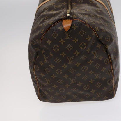 Louis Vuitton Keepall 60, Brown, Canvas, travel
