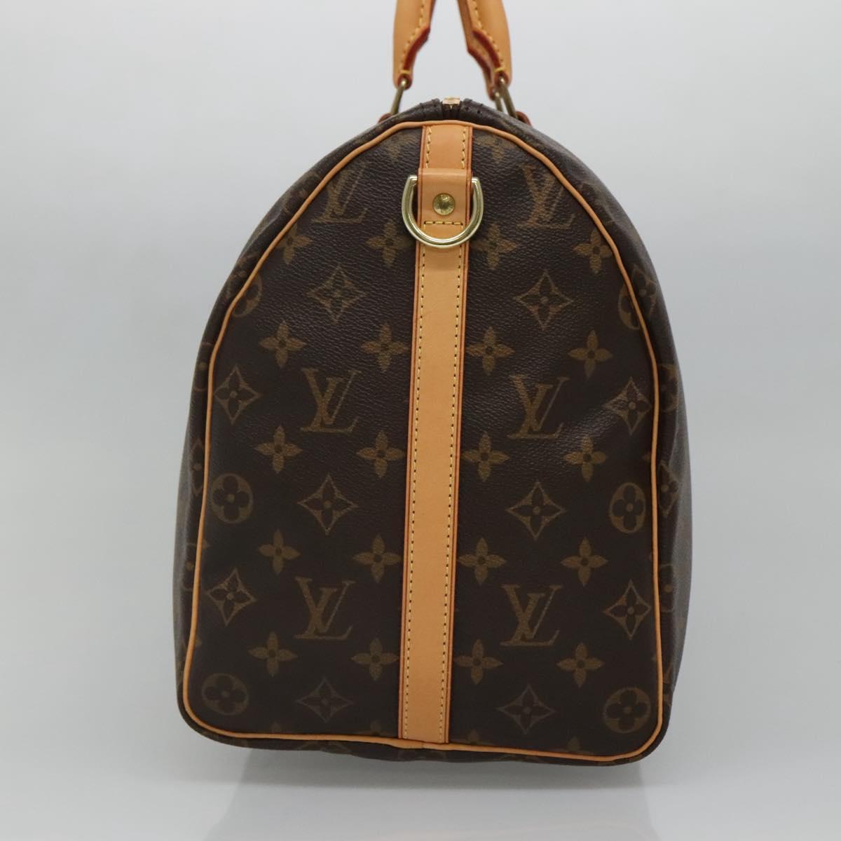 Louis Vuitton Speedy Bandoulière, Brown, "CANVAS, LEATHER", travel