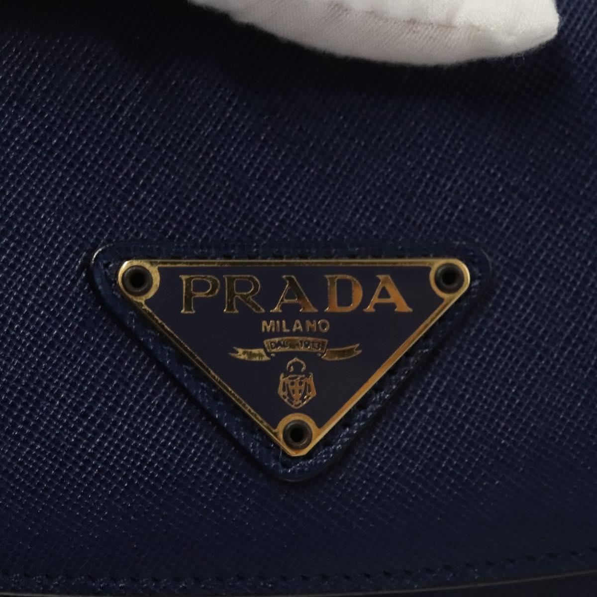 Prada Cleo, Navy, Leather, clutch