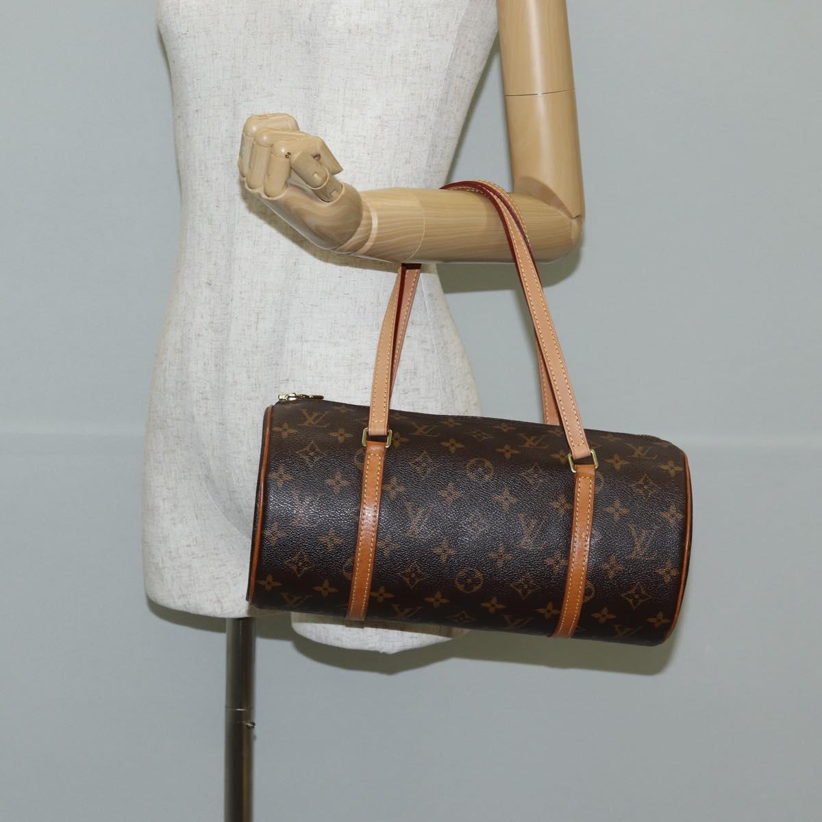 Louis Vuitton Papillon 30, Brown, Canvas, handbag
