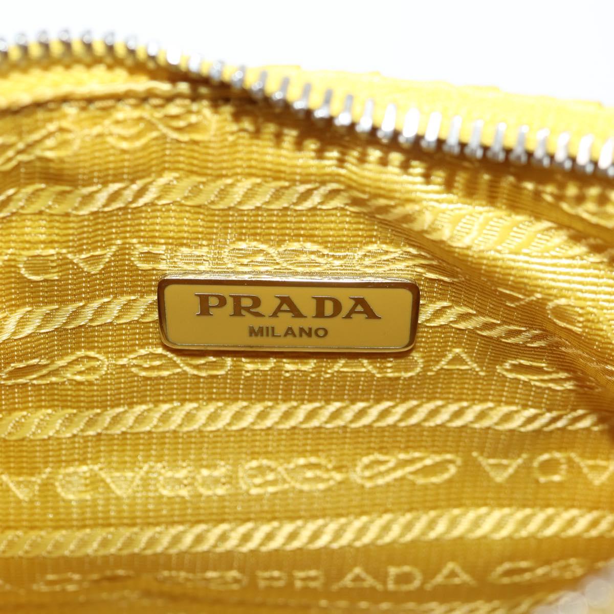Prada Re-Nylon, Yellow, NYLON, clutch