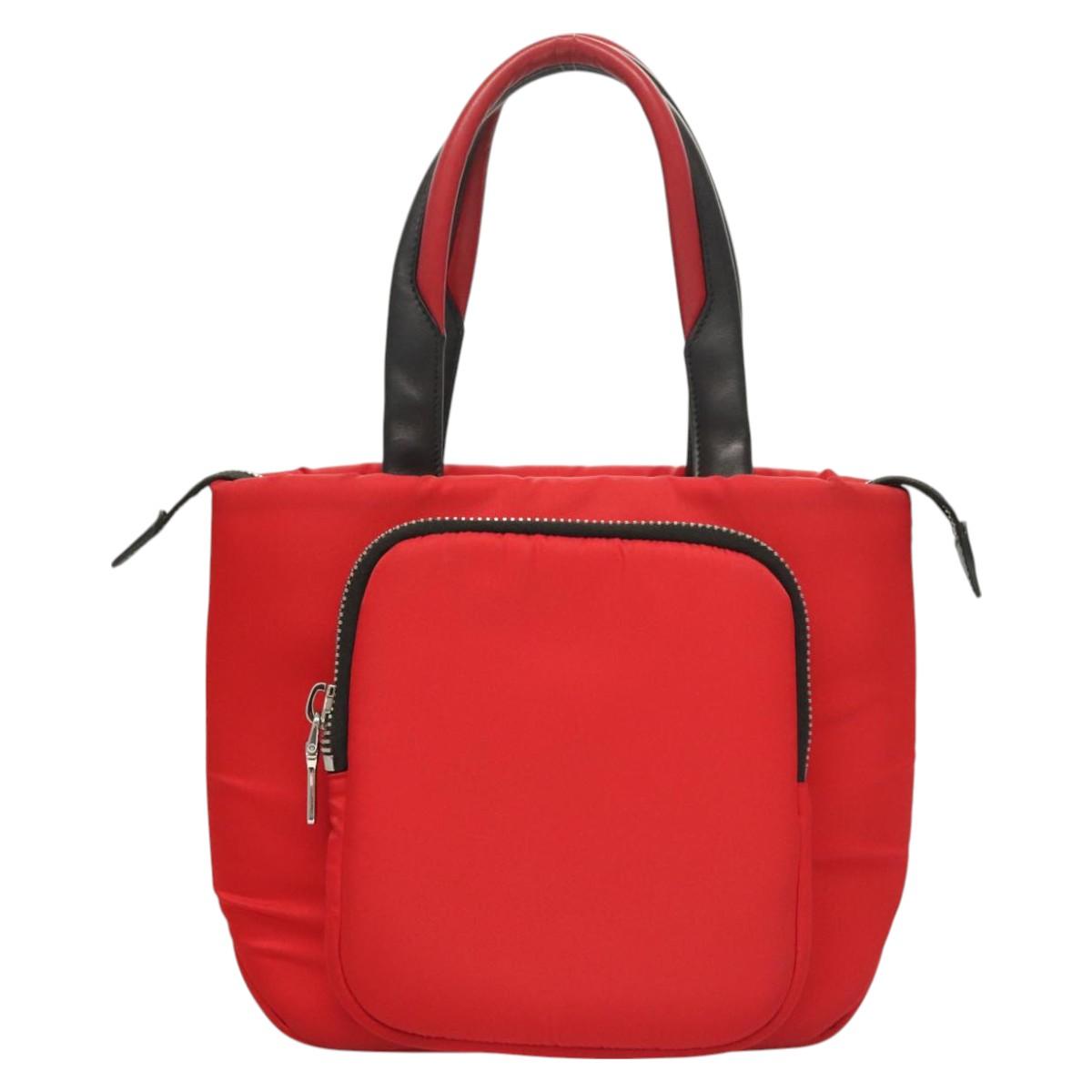 Prada Tessuto, Red, NYLON, tote