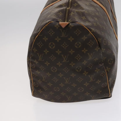 Louis Vuitton Keepall 60, Brown, Canvas, travel