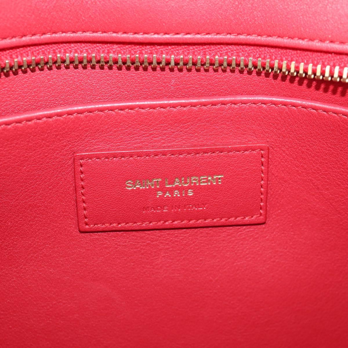 Saint Laurent Chyc, Red, Leather, handbag