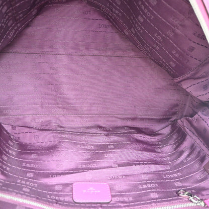 Loewe Heritage Boston Leather, Pink, Leather, Handbag